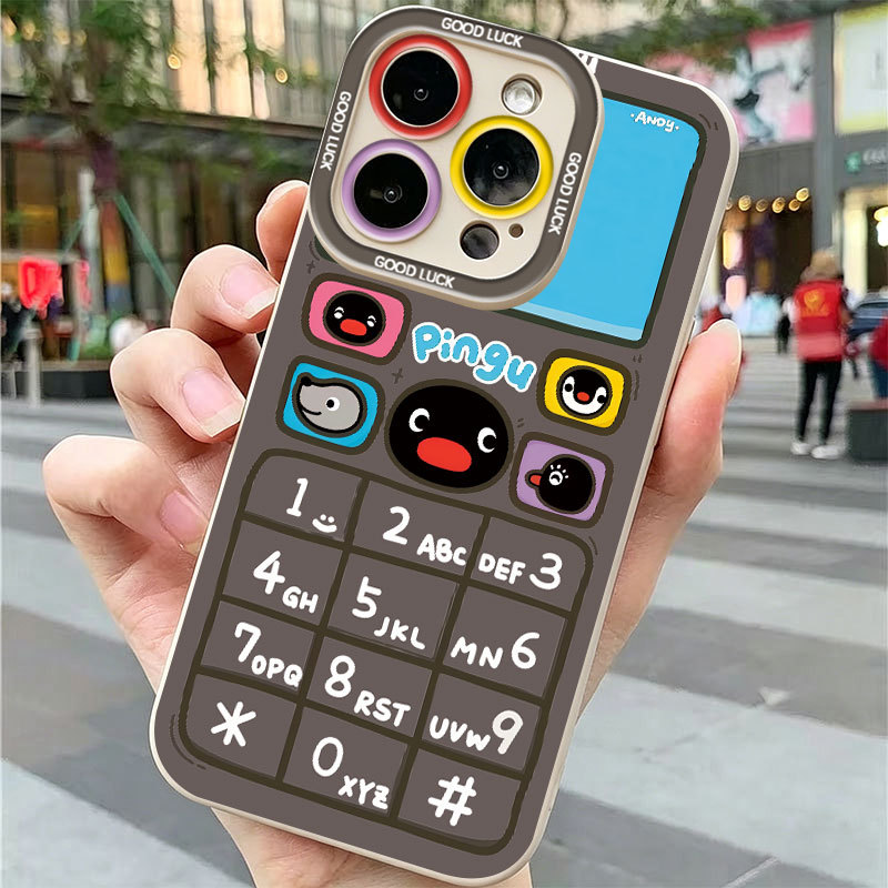 Ốp lưng iPhone Mẫu điện thoại thông minh Vỏ máy ảnh silicon mềm - iP 7/8/X/XS/XR/11/12/13/14/15/16/17/Plus/Air/Pro/Max