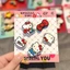 Set Charm Hello Kitty Nơ Đỏ Cao Cấp Loại 1 🎀 Mix Kitty Váy Xanh Cute Gắn Dép Siêu Xinh Phong Cách Hàn Quốc ✨