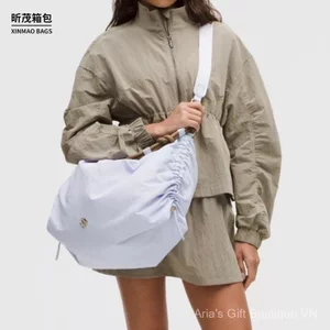 LU Home 16L Túi Scrunchy Dung Tích Lớn hobo Túi Xếp Ly Túi Thời Trang Mây Đeo Ngang Nách