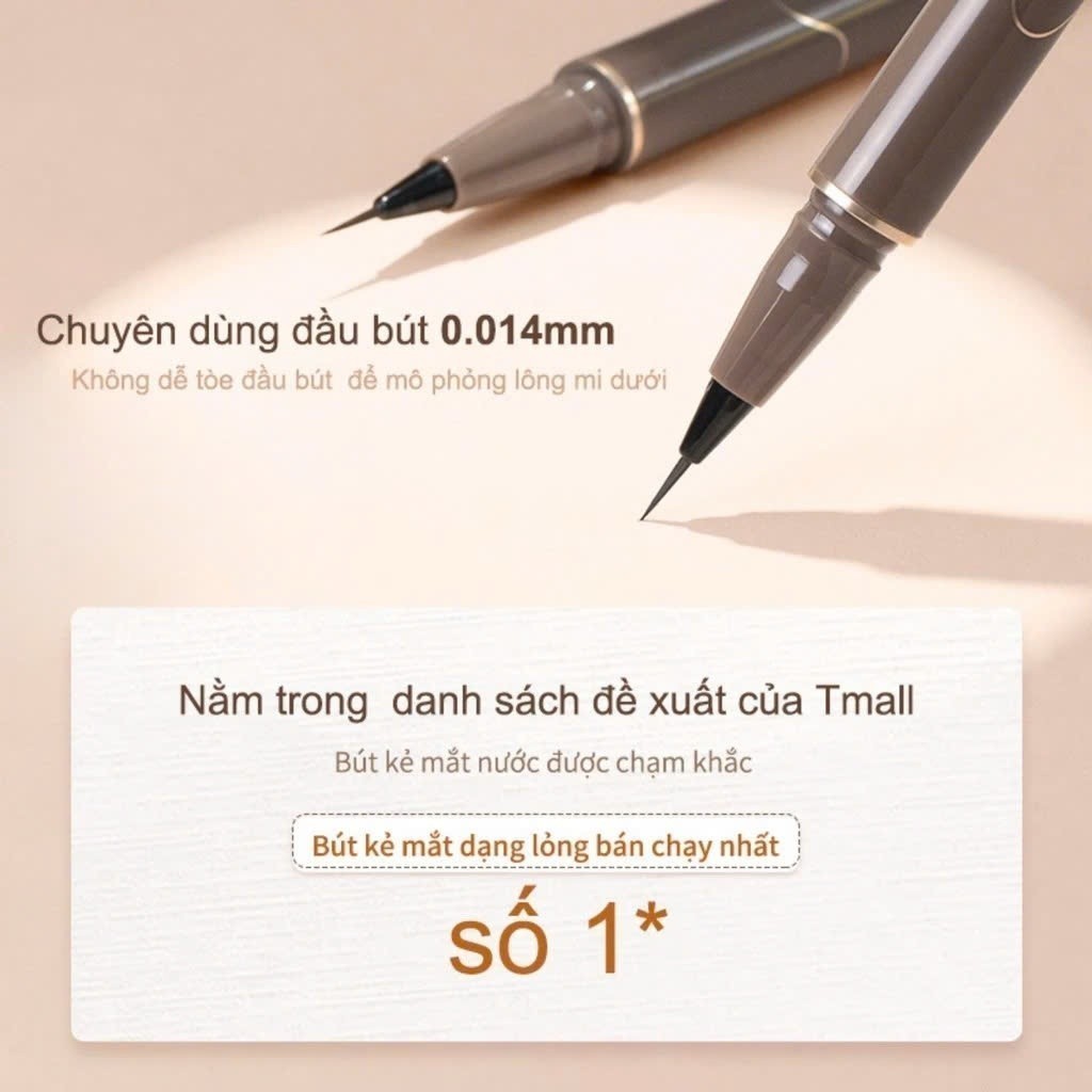 JUDYDOLL Eyeliner – Chống Nước, Không Lem, Đầu Siêu Mảnh Cho Đường Kẻ Sắc Nét