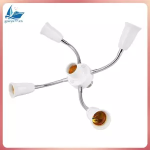 Bộ chuyển đổi bộ chia bóng đèn LED E27 Bộ chuyển đổi ổ cắm có thể điều chỉnh cho triển lãm tại nhà Giá đỡ đèn 5 đầu