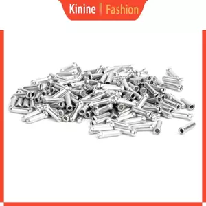 KIN 100 Chiếc Hợp Kim Nhôm Phanh Cuối Bao Xe Đạp Cáp Đầu Mũ Cáp Đường Bộ Xe Đạp Phanh Cáp Đầu Bên Trong Dòng Bao