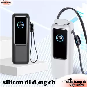 Vỏ bảo vệ NORDICLIFE, silicon di động chống bụi, Vỏ bảo vệ mềm chống sốc chất lượng cao cho ngân hàng điện Anker Zolo (25000mAh 165W) Du lịch