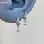 HFSHY Nữ Hình Học Tai Bule Bông Tai Zircon Vòng Tuyên Bố Trang Sức Phong Cách Tối Giản Cho Văn Phòng Nhìn VN