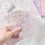 Sách dán móng tay YUUKII, Nhãn dán nhật ký dập nổi hoạt hình, Nhãn dán cốc tự dính Mini mềm dễ thương cho trẻ em