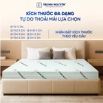 Nệm massage cao su non Trung Nguyên kết hợp memory foam cao cấp với mousse foam, êm ái, hỗ trợ đau nhứt xương khớp — ảnh 6