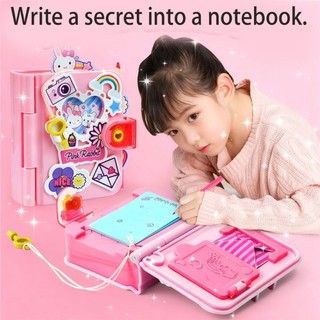 ZUO Creative Craft Notebook Trẻ em Chủ đề hoạt hình Nhật ký bí mật Đồ chơi chuyển động
