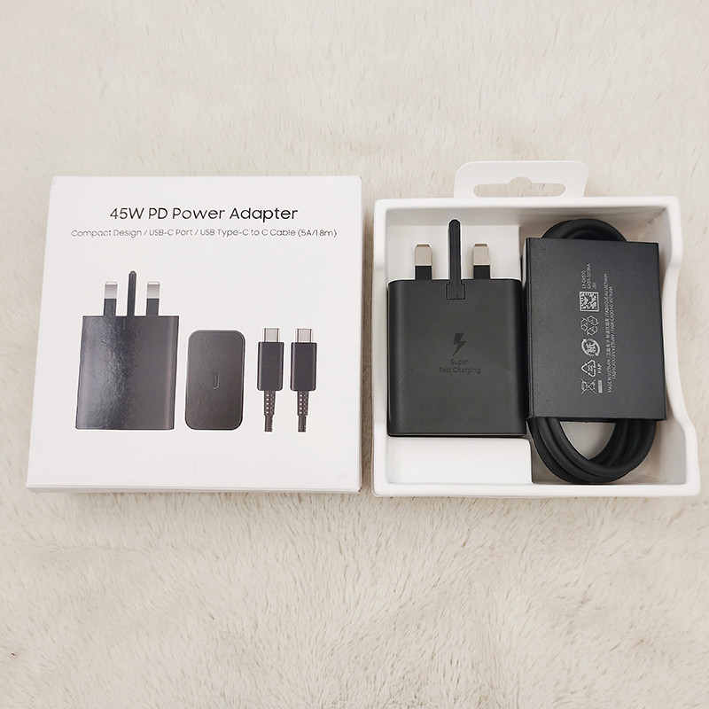 EP-T4510 Chính Hãng Samsung 45W PD PPS Sạc GaN Siêu Nhanh 1.8M Usb C Sang Loại C Cáp Cho Galaxy Z Flip 6 5 4 S23 S24 S25 Ultra