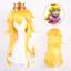 Tóc giả cosplay công chúa Peach Super Mario Bros., mô phỏng da đầu