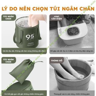 Túi Ngâm Chân Giữ Nhiệt 5 Lớp, Xô Ngâm Chân Gấp Gọn Giữ Ấm Lâu, Túi Ngâm Chân Thư Giãn Tại Nhà – Kho Sỉ Gia Dụng Alulu