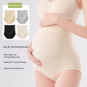 Quần lót bà bầu tam giác eo cao, Chất liệu Cotton nguyên chất, Kích thước lớn