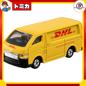 TAKARA TOMY Tomica No. 102 DHL Delivery Truck Miniature Toy for Ages 3 and Up