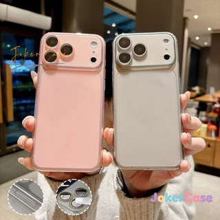 Ốp Lưng Cho IPhone 15 13 17 16 12 11 14 Pro Max 16 14 15 Plus 17air Ốp bảo vệ ống kính siêu mỏng, mờ, đơn giản.