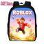 Ba lô trẻ em in họa tiết trò chơi ROBLOX Túi đi học trẻ em nhẹ hợp thời trang 12 inch