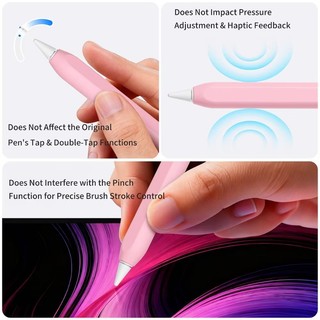 Siêu Mỏng Stylus Bút Dành Cho Xiaomi Focus Pen Pro Silicon Mềm Máy Tính Bảng Bút Chì Bảo Vệ Dành Cho Xiaomi Focus Stylus Pro Chống Trầy Xước Bút Cảm Ứng Tay