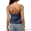 MAPLEPOET-Nữ Mùa Hè Camisoles Spaghetti Dây Chấm Họa Tiết Ren Viền Slim Fit Crop Tank Tops