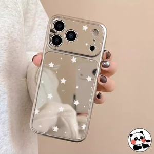 Ốp Điện Thoại Gương Bạc Cho Redmi Note 15 12 Turbo 12S 11 11S Pro Plus SE 10 Lite 9 Pro Max 9A 8 Pro 5G 4G Vỏ Sang Trọng Hoạt Hình Ngôi Sao Dễ Thương Ins Phong Cách Vỏ Mềm