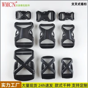 Khóa Nhựa Chữ Thập Rỗng Hình Chữ V Điều Chỉnh Khóa Phụ Kiện Hành Lý Túi Đi Học Khóa Trẻ Em-Mẹ Khóa Ba Lô Có Khóa26051416