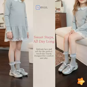 Thời Trang Nơ Ngọt Ngào Ren Cho Nữ Mùa Hè Lưới Mỏng Thoáng Khí Hút Mồ Hôi Hàng Dệt Kim Cho Các Bữa Tiệc Mới