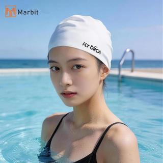 [Mar-T] Mũ bơi bằng silicon dành cho người lớn Màu chuyển màu không thấm nước Độ đàn hồi cao Hoàn hảo cho bể bơi đi biển và bơi lội nước mở