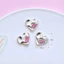Set Charm Trái Tim Đính Đá Sang Chảnh ✨ Mix Heart Hồng Đen Bạc Vàng Phong Cách Y2K Cute Cao Cấp Gắn Dép Siêu Xinh 💎