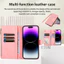Dành Cho Samsung Galaxy A17 A07 A36 A25 A16 A56 A15 A14 A05 A05S A55 A25 A35 5G Nữ Điện Thoại Đựng Thẻ Lưới Ví Da Nổi Dây Kéo Flip Cover Với Dây Đeo Dài