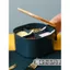 Nhà Bếp Gia Vị Lọ Gia Vị Hộp Kết Hợp Bộ Bốn Ngăn Một Muối Bình Lắc Hộ Gia Đình Đa Năng Bảo Quản Hộp Gia Vị Có Nắp QJXK
