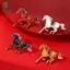 1 / 4 Chiếc Trâm Cài Ngựa Cung Hoàng Đạo Cho Nữ Động Vật Dễ Thương Pony Kim Loại Huy Hiệu Chân Quần Áo Bapa Phụ Kiện Quà Tặng Độc Đáo