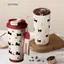 JCSYFAC Floral Kitten Design 550ml Dual-DrinkCup, Dung Tích Lớn Di Động 316 Chai Nước Mới