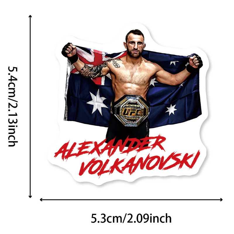 YT4 50 Cái / bộ UFC Dán Ultimate Fighting Championship Graffiti Hành Lý Chống Thấm Nước Trang Trí