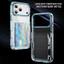 Đế đựng thẻ, Dành cho iPhone 17 Pro Max và iPhone 17, Ốp điện thoại trong suốt, Tương thích với iPhone 16, 15, 14, 13, 12, 11, XR, Vỏ bảo vệ nhỏ gọn, Chống sốc, Bảo vệ