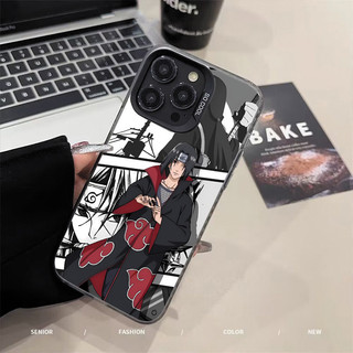 Ốp Điện Thoại Anime NARUTO Sasuke Itachi Cho VIVO V60 V40 V50 Lite Y15S Y04 Y21 Y400 Pro Y22 Y22S Y27 Y29 S1 Y16 Y17S Y19S V23 V29 V25 V30 Pro V30E Vỏ Cứng Bạc Laser IMD Cover