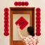 4 Cái / bộ Phong Cách Mới CNY Câu Đối Dán Sáng Tạo Fu Nhân Vật Đề Can Cửa Cho Gia Đình