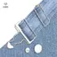 Dungaree Quần Jean Có Khóa Và Bộ Nút, Thích Hợp Để DIY Áo Khoác Denim