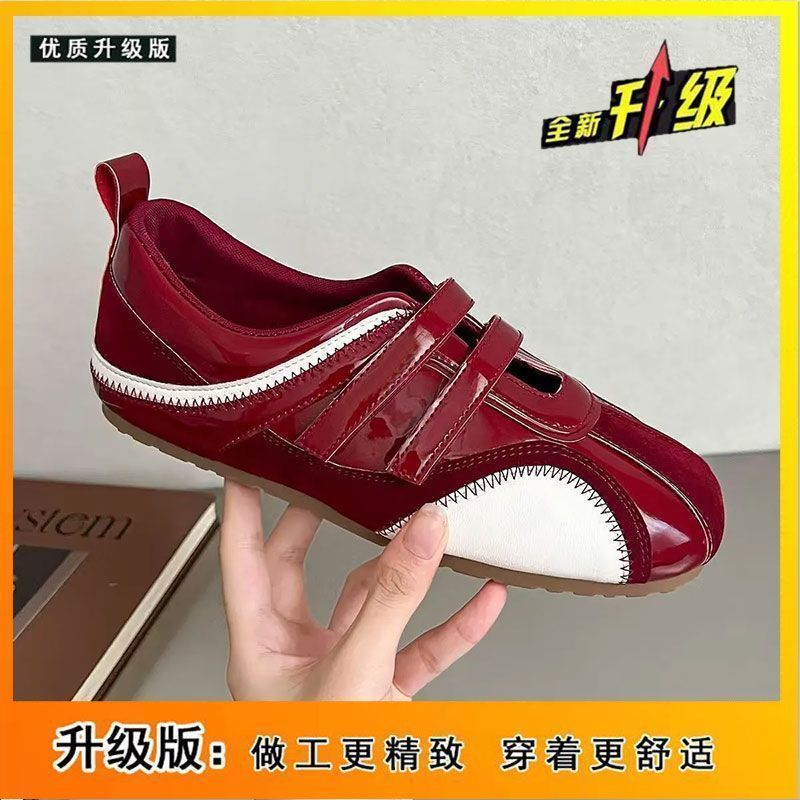 【✨Spot】Giày thể thao nữ Velcro Kiểu Hàn Tối giản Đế êm Thoáng khí Hàng ngày Đi làm Không mỏi chân