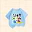 Áo thun in hình Mickey, áo phông cộc Disney tay chất COTTON thoáng mát dành cho bé trai