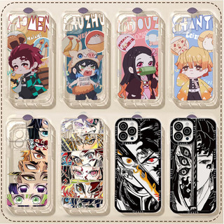 Ốp Lưng Samsung Galaxy A06 A07 A05 A05S A14 A15 A33 A73 A34 A35 A12 A7 2018 Anime Demon Slayer Hoạt Hình Mềm Trong Suốt
