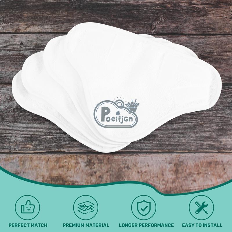 Mới 4 Miếng Lót Thay Thế Cho H2O X5 Hơi Nước Lau Nhà Sàn Có Thể Giặt Miếng Lót Microfibre