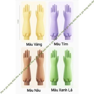 Găng Tay Cao Su Dài Chống Nước Rửa Bát, Dọn Dẹp Nhà Bếp, Găng Tay Gia Dụng Cao Cấp – Kho sỉ gia dụng alulu