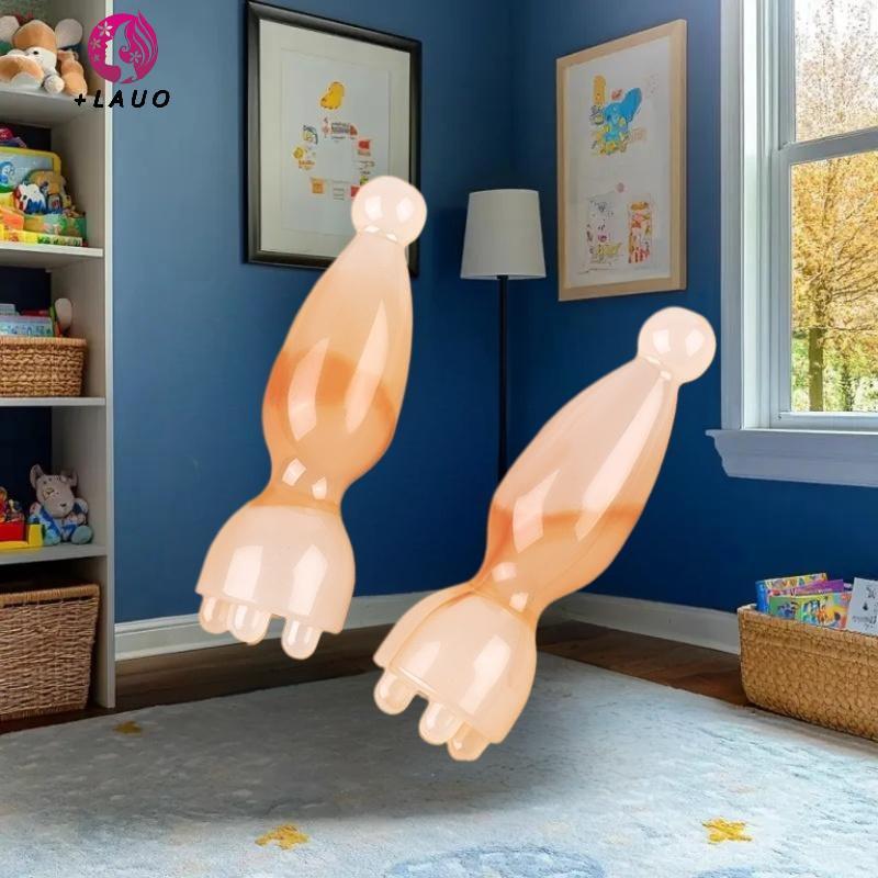 Springevenstar Smooth Face Massage Tool Nhựa Gua Sha Chăm sóc da mặt Massage Stick pod Shape Massage Facial Phystherapy Tool Springevenstar