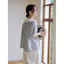 Cổ áo búp bê bằng vải lanh Cotton dáng rộng cỡ lớn nhuộm sợi hai lớp Áo sơ mi ngắn tay xếp ly hai lớp