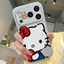 Ốp iPhone Hello Cat Bao da mềm cao cấp đựng máy ảnh - iP 7/8/X/XS/XR/11/12/13/14/15/16/17/Plus/Air/Pro/Max