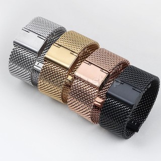 18-24mm Phát Hành Nhanh 1.0Mesh Cho DW Milanese Thép Không Gỉ Dây Đeo Đồng Hồ Nam Nữ Kinh Doanh Dây Đeo Đồng Hồ Dây Đeo Tay