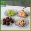 SWEET Sna Bát Bộ 8 Đĩa Trái Cây Đa Năng Xương Xốp Đĩa Kẹo Món Tráng Miệng Khay Bền Cho Gia Đình Trường Học Dã Ngoại Sự Kiện n