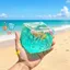 FUHUIOT Ocean Squishy Balls, Ice Cube Maltose Đồ chơi cảm giác tự kỷ, Đồ chơi Squishy siêu mềm trong suốt cho trẻ em Quà tặng thư giãn
