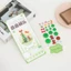 GETVOW Puffy Dán, Thiết kế cứu trợ Thiết kế cây dễ thương Nhãn dán dập nổi, Văn phòng phẩm Fun Series Crystal Puffy Họa tiết xếp chồng Nhãn dán Quà tặng học sinh