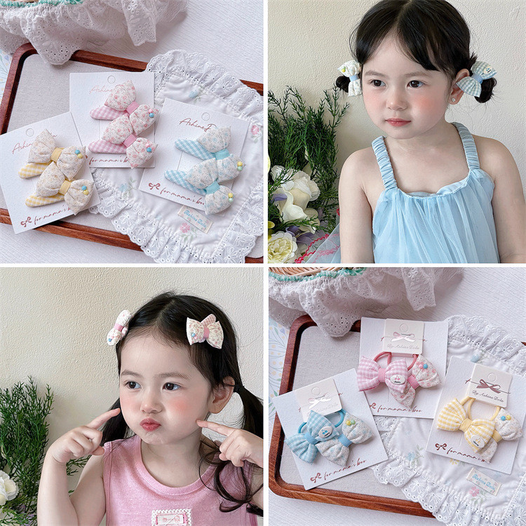 Vải Ngọt Ngào Nơ Hoa Kẹp Tóc Bé Gái Kẹp Tóc