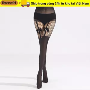 Vớ lưới cá ESSENCEH, Vớ cao đùi phong cách Goth gợi cảm, Vớ len Tất lưới cá