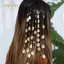 PNPIA- Lễ Hội Tóc Nối Dài Vỏ Hạt Dây Lớp Phủ Chống Thấm Nước Boho Nàng Tiên Cá Lõi Dreadlo Trang Sức Cho Bím Tóc