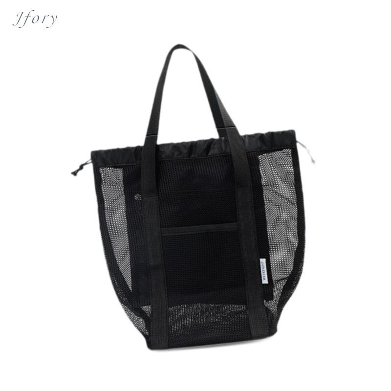Jfory Lưới Đi Biển Túi Dành Cho Nữ Di Động Chống Thấm Nước Nhẹ Đồ Chơi Lớn Túi Bể Bơi Túi Đeo Vai Cho Du Lịch Kỳ Nghỉ Essentials